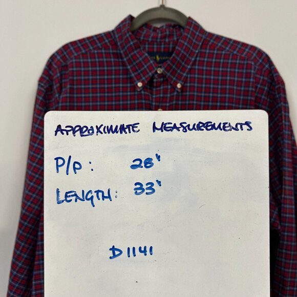 Ralph Lauren Plaid Men’s Button Down XL Tall - Picture 7 of 7